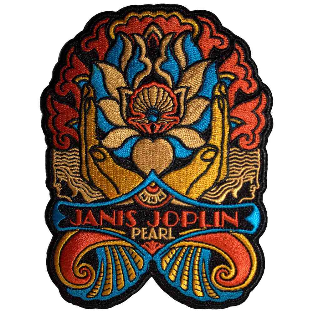 Janis Joplin - Pearl Nouveau Patch - Multicolours